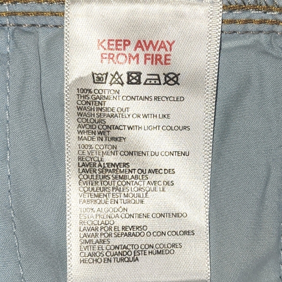 Urban Outfitters BDG Puddle Distressed Super High Waist Wide Leg Jeans Size 29W - Picture 12 of 15